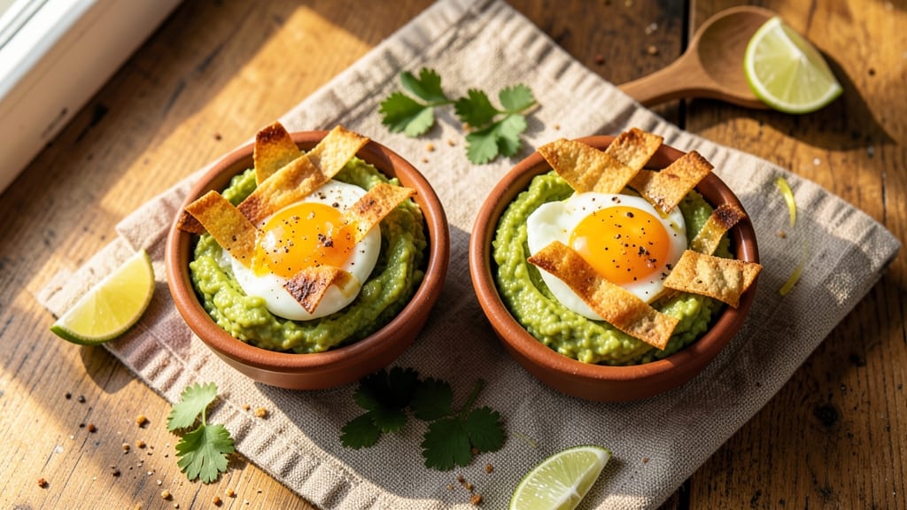 Avocado Egg Cups Recipe: Crispy Tortilla Shells With Creamy Avocado Filling