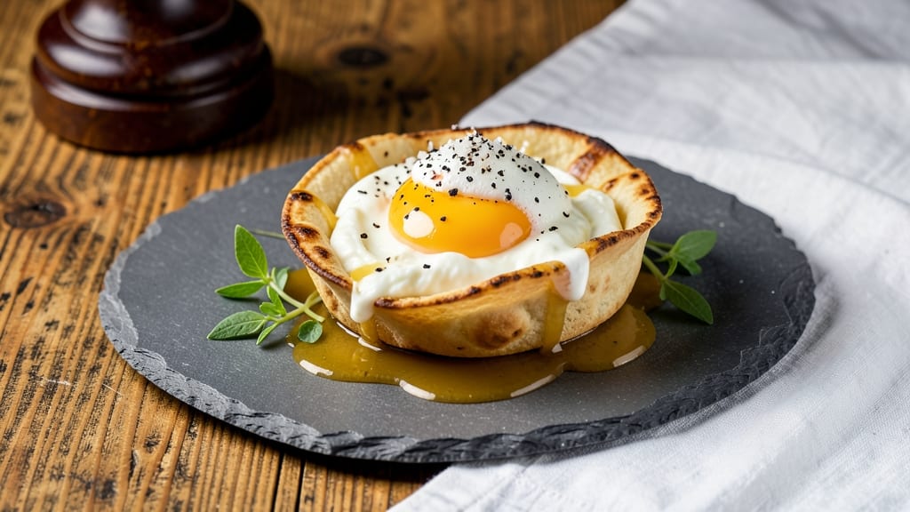 Emu Eggs Recipe: Crispy Tortilla Cups With Golden Yolk Magic
