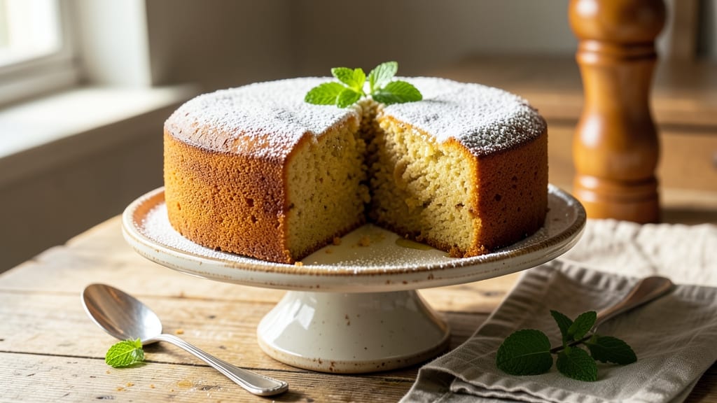 2-Egg Oil Cake Recipe: Golden Crisp Crust With Moist Vanilla Heart