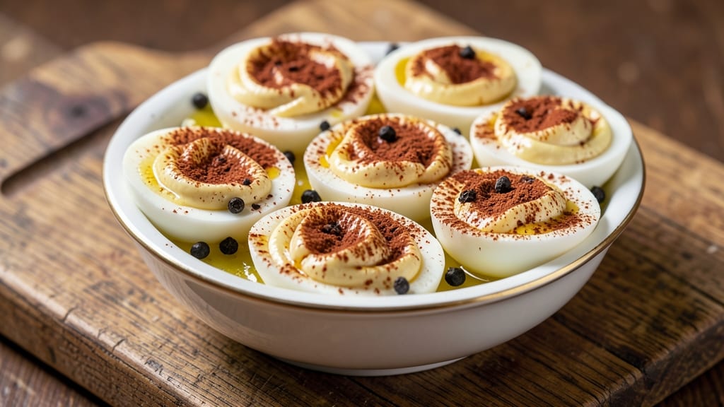 Vintage Deviled Eggs Recipe: Classic Creamy Yolk Filling with Mustard Zing
