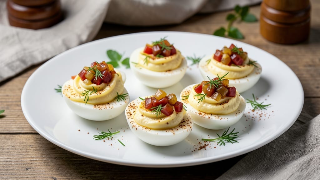 5 Star Deviled Egg Recipe with Relish: Crunchy Top Meets Creamy Yolk Brilliance