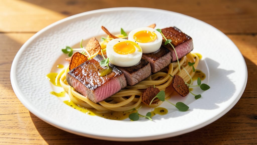 Tuna Egg Pasta Recipe: Crispy Tortilla Cups with Zesty Yolk Surprise