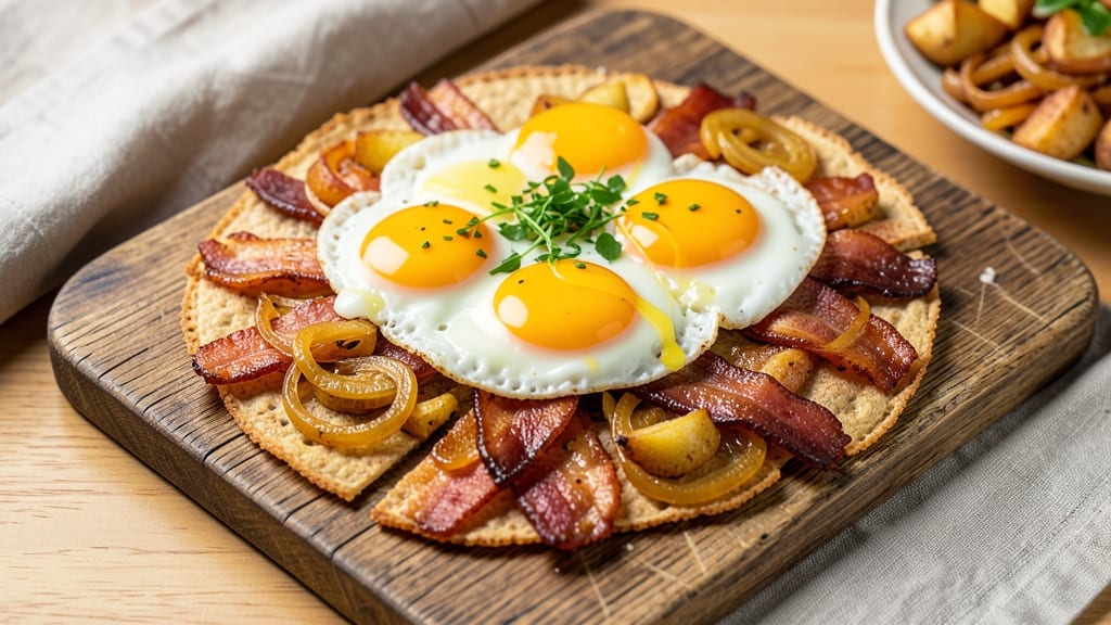 Australian Egg Fry Recipe: Crispy Tortilla Cups with Spiced Yolk Brilliance