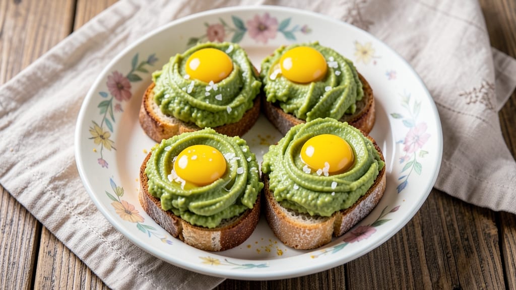 Avocado and Egg Bread Recipe: Crispy Tortilla Cups with Avocado-Yolk Fusion
