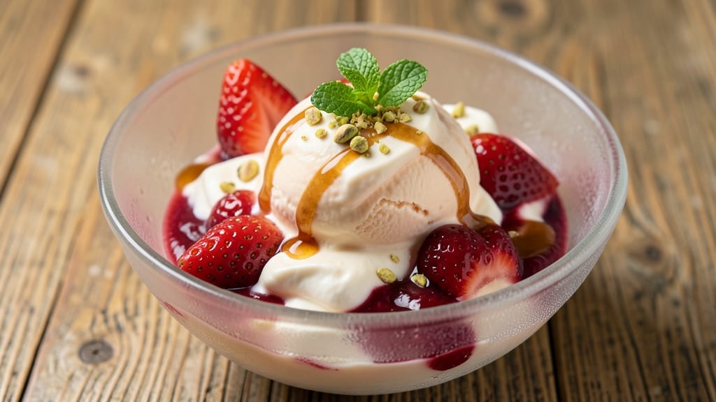 Strawberry Ice Cream Recipe With Egg Yolks: Velvety Swirls and Bursting Berries