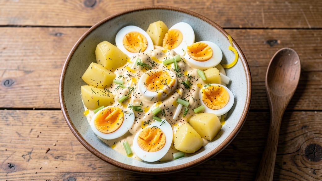 Southern Style Egg Potato Salad Recipe: Crispy Edges, Creamy Yolk Magic