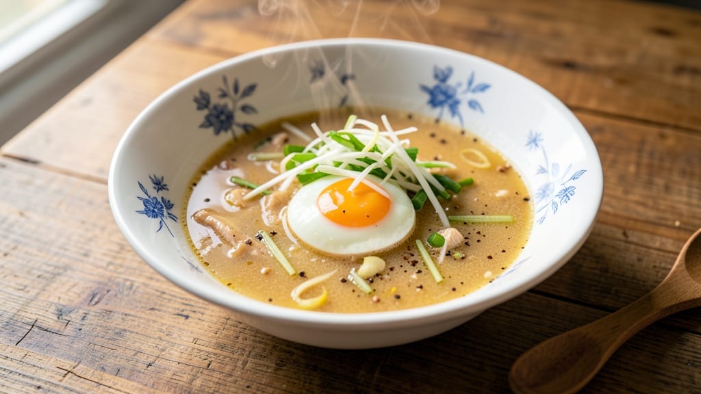 Take-Out Egg Drop Soup Recipe: Silky Egg Ribbons in Savory Broth