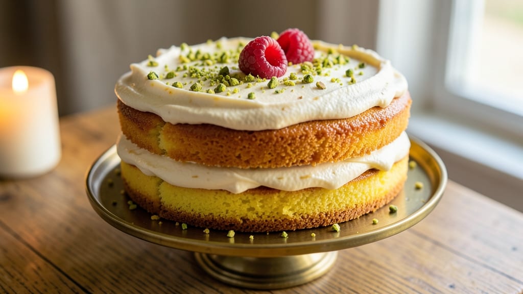 4 Egg Yellow Cake Recipe: Moist Crumb and Vanilla Bean Swirls