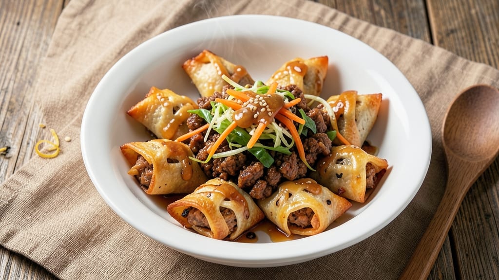 THM Egg Roll in a Bowl Recipe: Crispy Tortilla Cups With Umami-Packed Veggie Filling