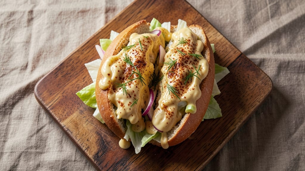 Thundercloud Subs Egg Salad Recipe: Crunchy Tortilla Shells With Creamy Yolk Heart