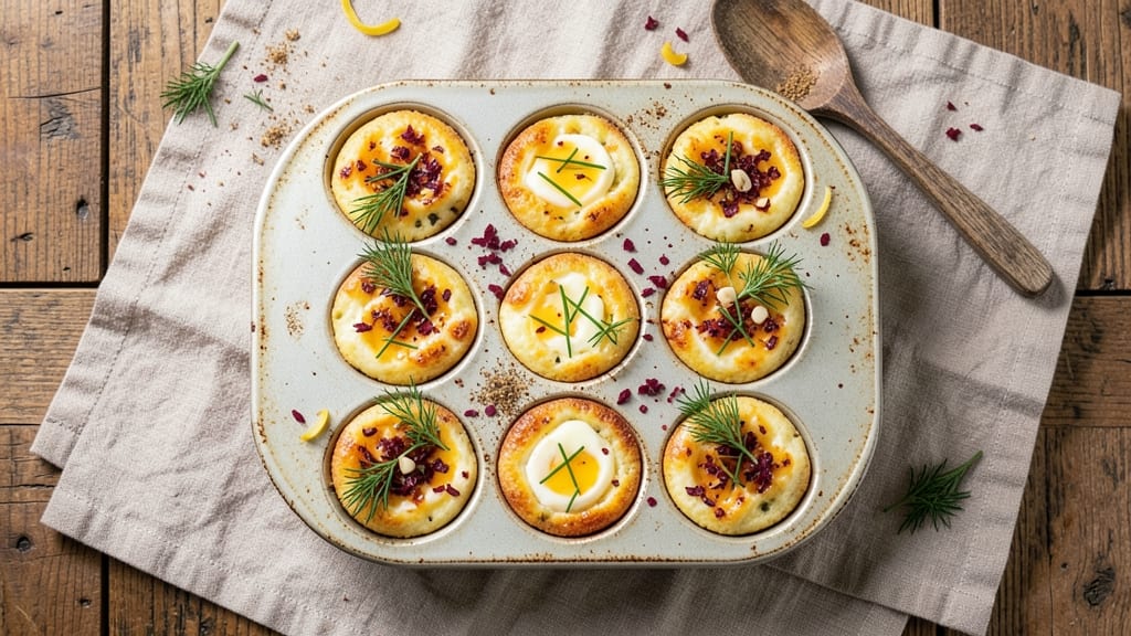 Whole 30 Egg Muffins Recipe: Fluffy Clouds With Savory Herb Filling