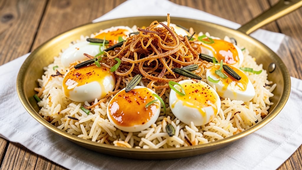 Thalappakatti Egg Biryani Recipe: Spiced Rice and Eggs in One-Pot Wonder