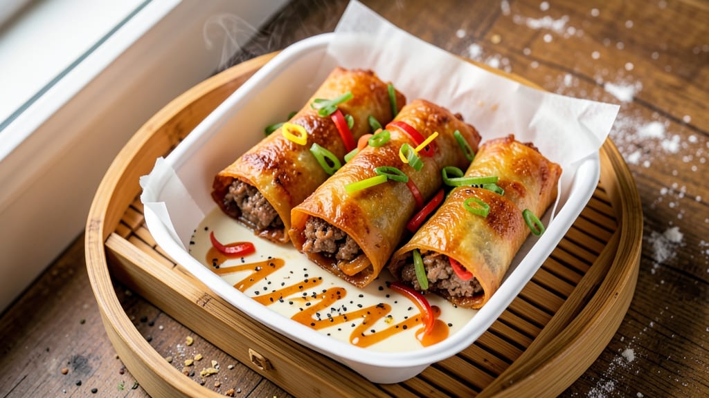 Take-Out Egg Roll Recipe: Crispy Wraps With Silky Scrambled Eggs Inside