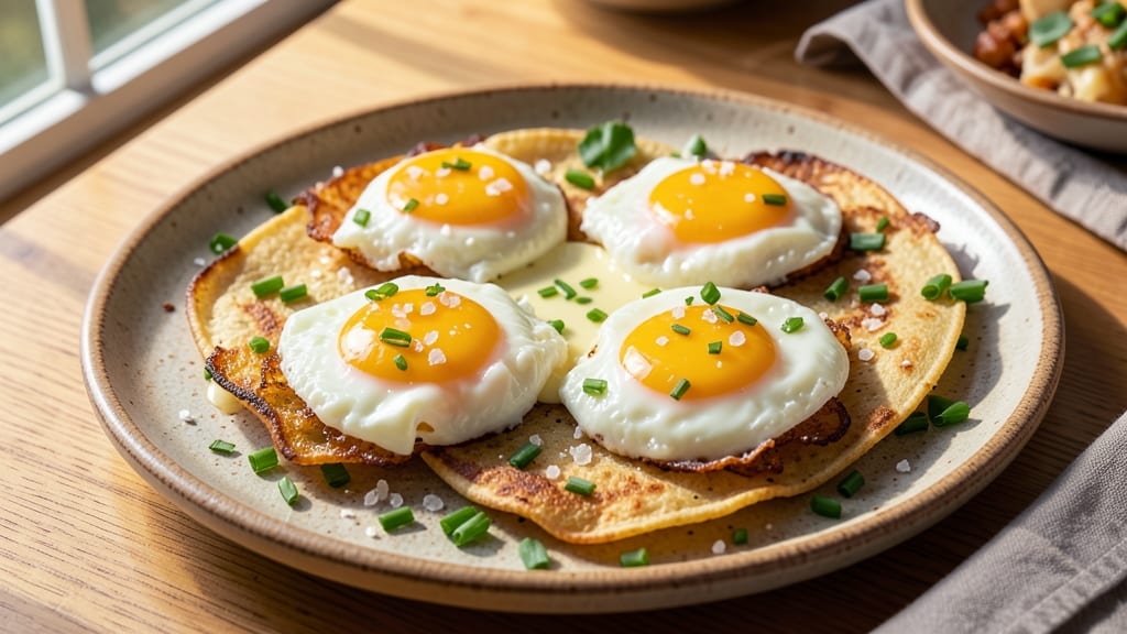 Smashed Eggs Recipe: Crispy Tortilla Crunch Meets Runny Yolk Brilliance