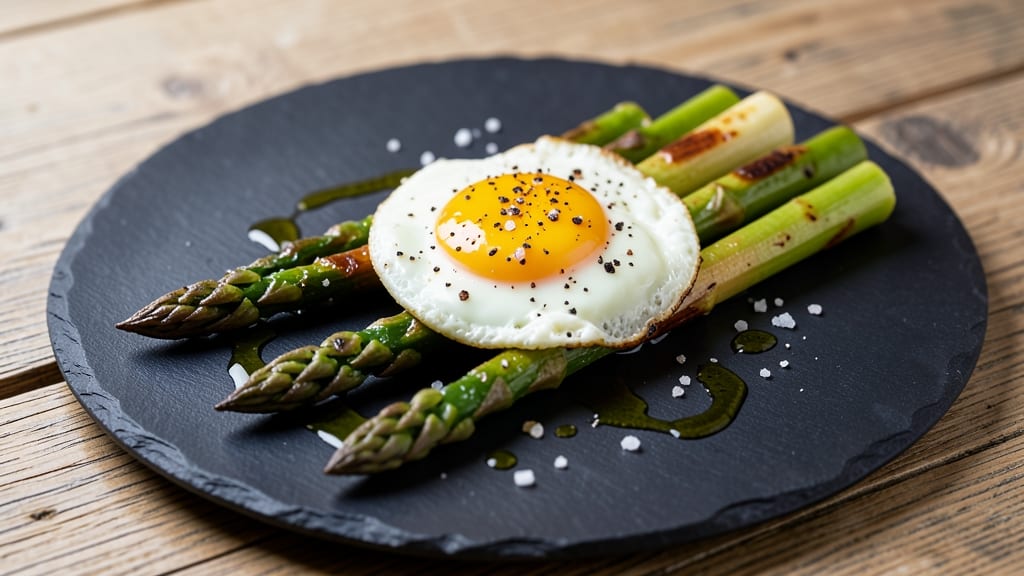 Asparagus and Fried Eggs Recipe: Crispy Greens Meet Runny Yolk Brilliance