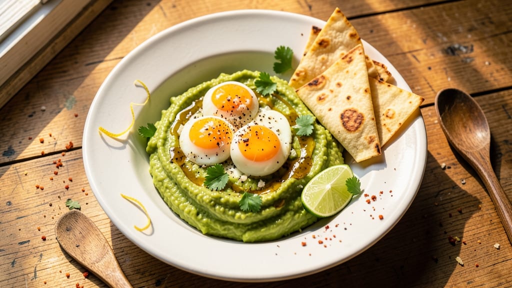Avocado Parmesan Eggs Recipe: Crispy Tortilla Cups with Creamy Avocado Filling