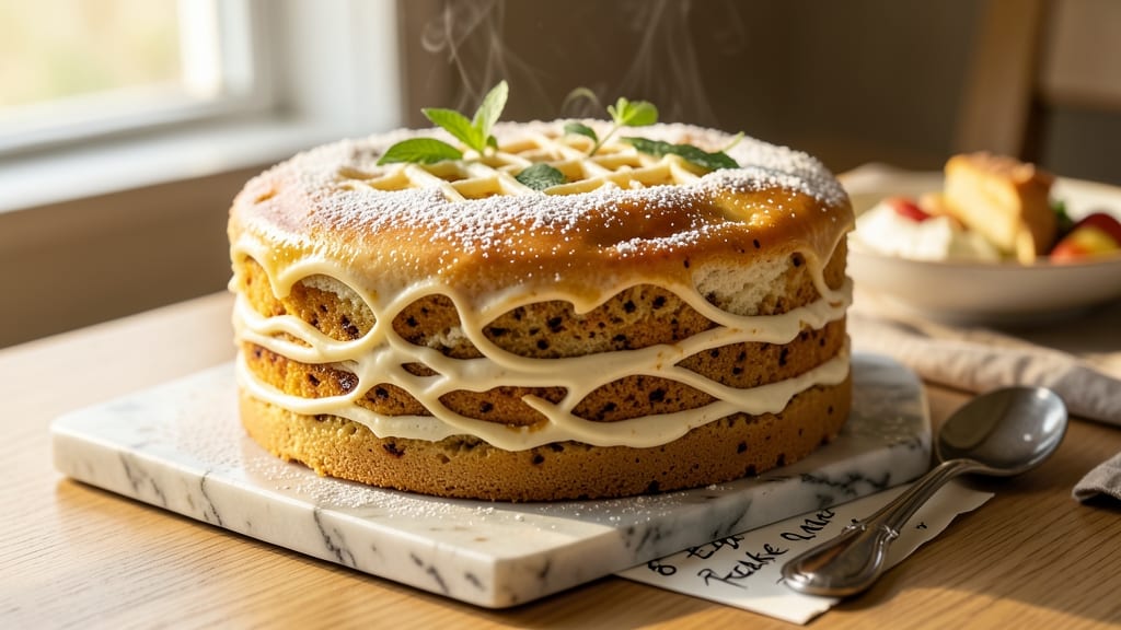 8 Egg Cake Recipe: Fluffy Vanilla Layers Without a Drop of Oil