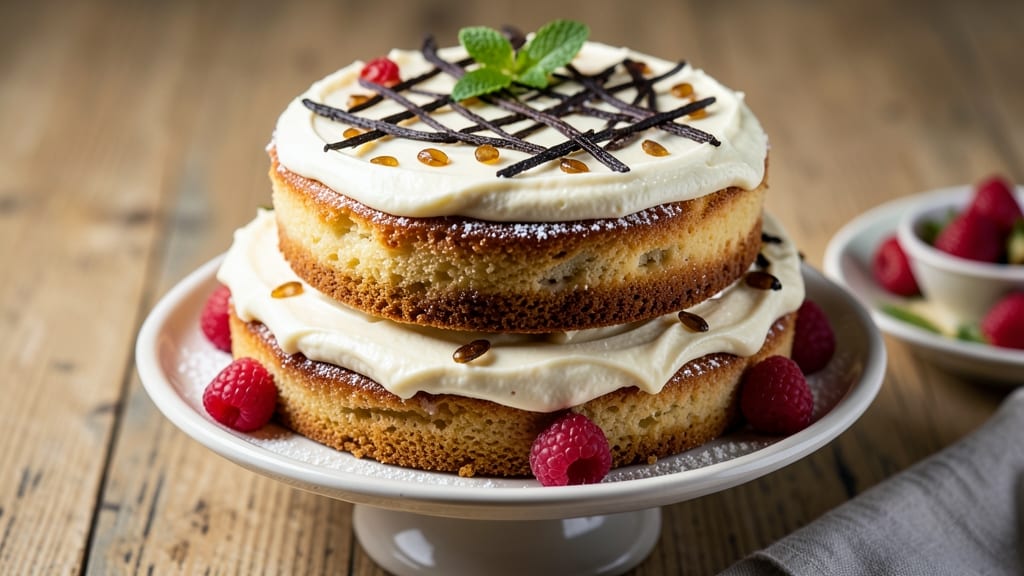 3 Egg Vanilla Cake Recipe: Light-as-Air Layers With Vanilla Bean Swirls