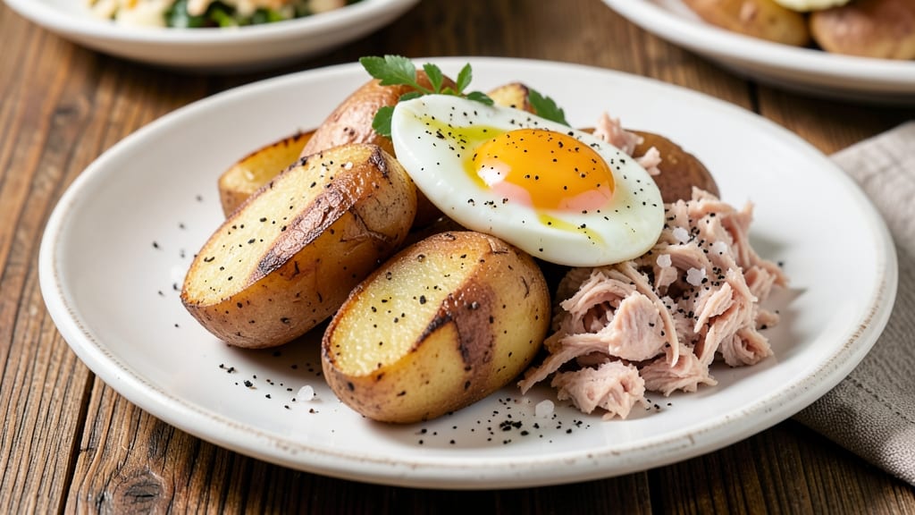 Tuna Egg Potato Recipe: Crispy Spuds and Flaky Eggs in One Skillet