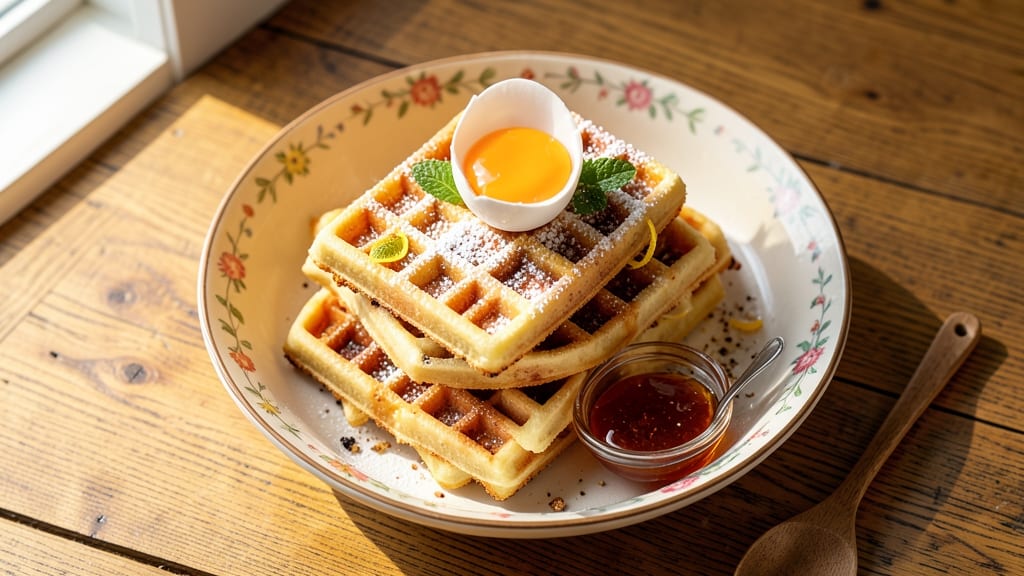 Sweet Egg Waffle Recipe: Vanilla-Infused Crunch With Runny Centers