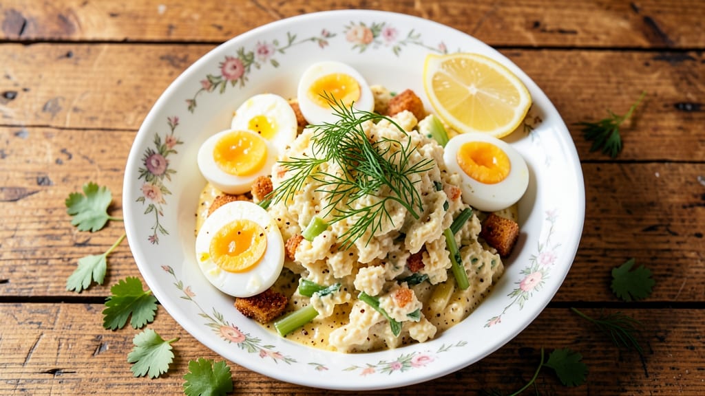 Awesome Egg Salad Recipe: Crunchy Celery and Herbed Mayo Magic
