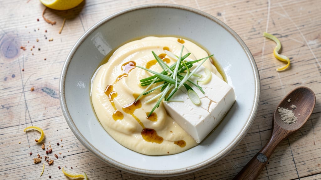 Steam Egg Tofu Chinese Recipe: Silky Ribbons in Fragrant Ginger Broth