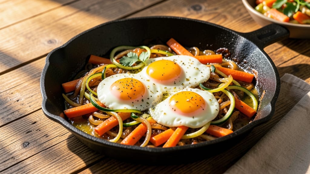 Zucchini Carrot Egg Recipe: Crispy-Topped Savory Frittata Bites