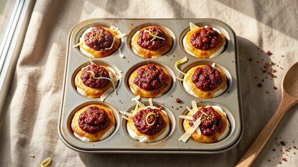Starbucks Roasted Red Pepper Egg Bites Recipe in Oven: Smoky Spice and Silky Yolk Magic