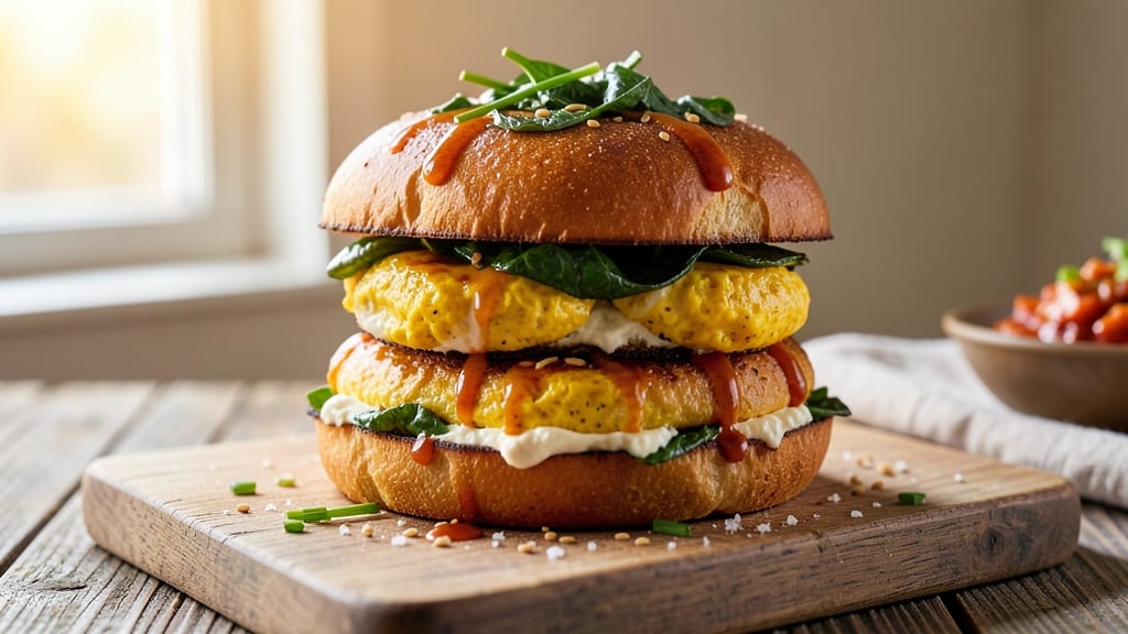 Vegan Egg Sandwich Recipe: Crispy Chickpea Scramble With Avocado Creaminess