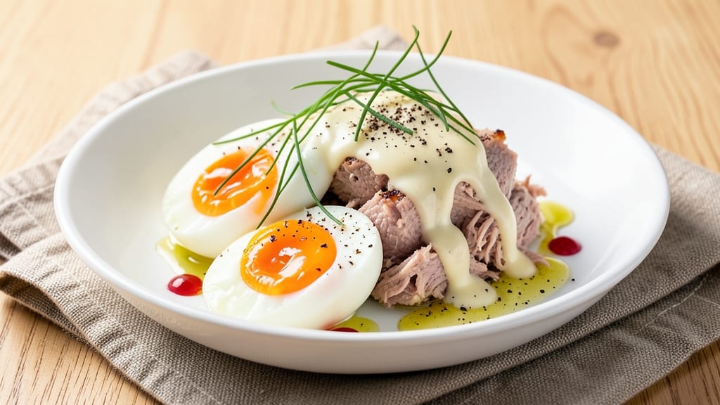Tuna Egg Mayo Salad Recipe: Crispy Crackers Meet Creamy Yolk Magic