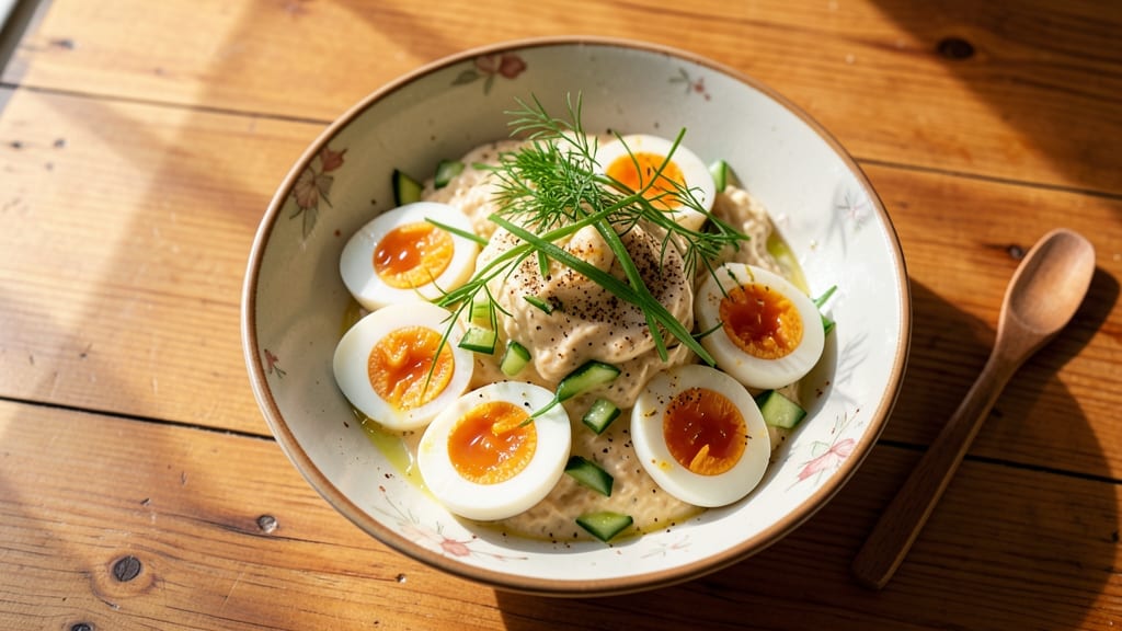 Traditional Japanese Egg Salad Recipe: Silky Mayonnaise and Dill Magic
