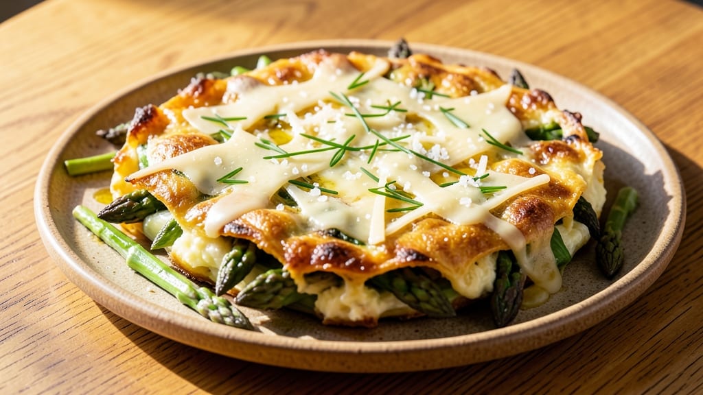 Asparagus and Egg Frittata Recipe: Crispy Edges, Silky Yolk Magic