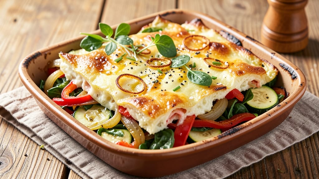 Vegetable Egg Strata Recipe: Layers of Savory Greens and Fluffy Eggs