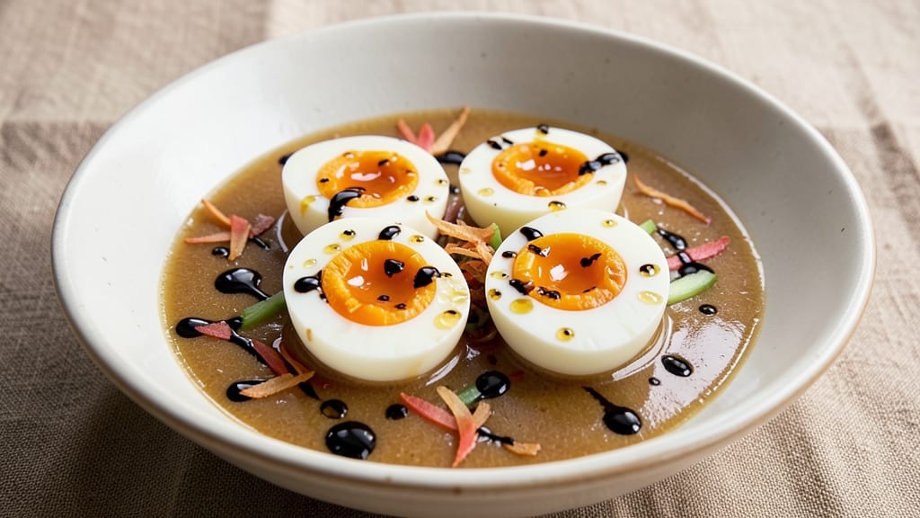 Sukiyaki Egg Dip Recipe: Savory Soy-Ginger Broth with Silky Yolk Ribbons