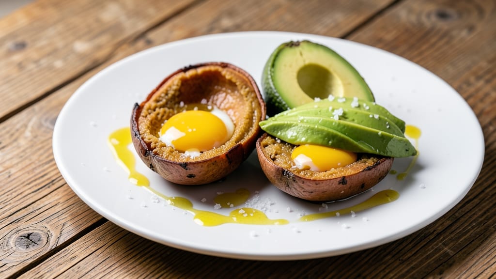 Sweet Potato Egg Avocado Recipe: Roasted Sweetness Meets Fluffy Eggs