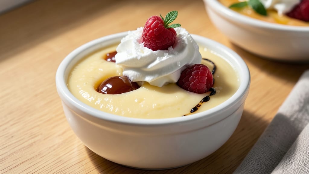 Whole Egg Pudding Recipe: Silky Vanilla Swirls in One Bowl