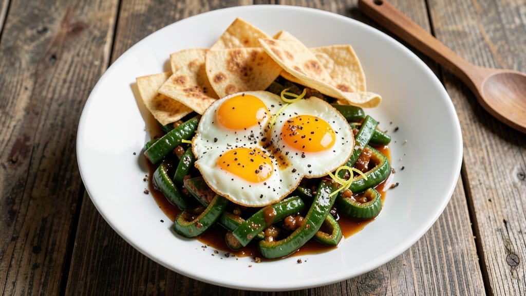 Ampalaya With Egg Filipino Recipe: Crispy Tortilla Cups Filled With Silky Yolk Brilliance