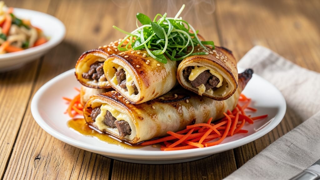 Wrapperless Egg Roll Recipe: Crispy Tortilla Cups with Perfect Runny Yolk