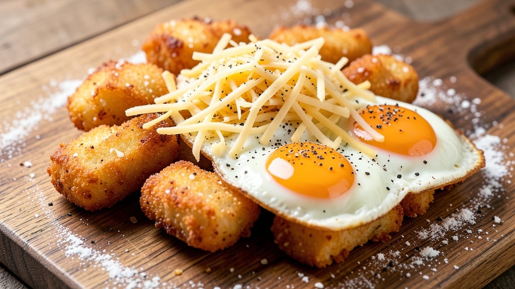 Tater Tot Egg and Cheese Recipe: Crispy Bites With Melted Cheese Magic