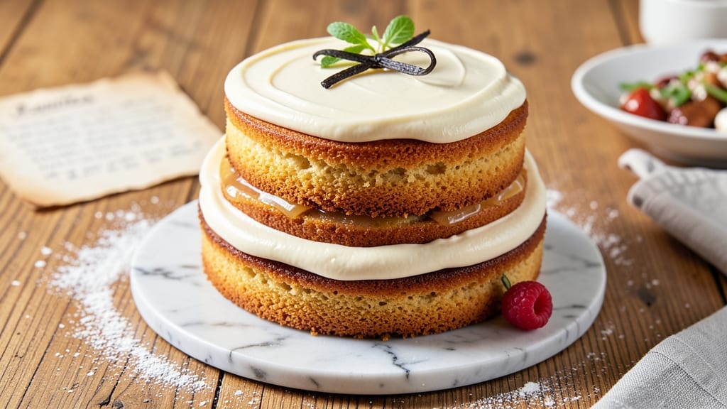 12 Egg Yolks Sponge Cake Recipe: Ultra-Moist Layers With Vanilla Bean Swirls