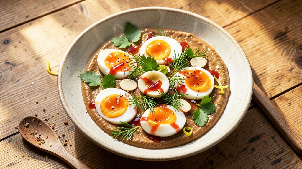 Tahini Egg Salad Recipe: Nutty Creaminess With Herby Zing