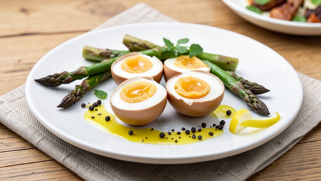 Asparagus and Hard-Boiled Eggs Recipe: Crunchy Veggie Meets Silky Protein Bites
