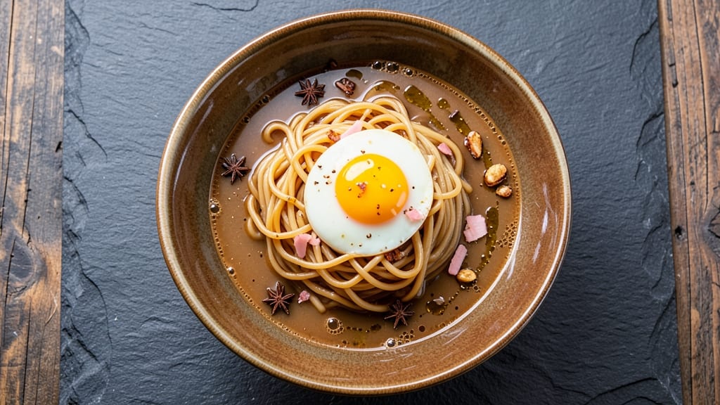 Sous Vide Ramen Egg Recipe: Silky Yolk Ribbons in Savory Broth