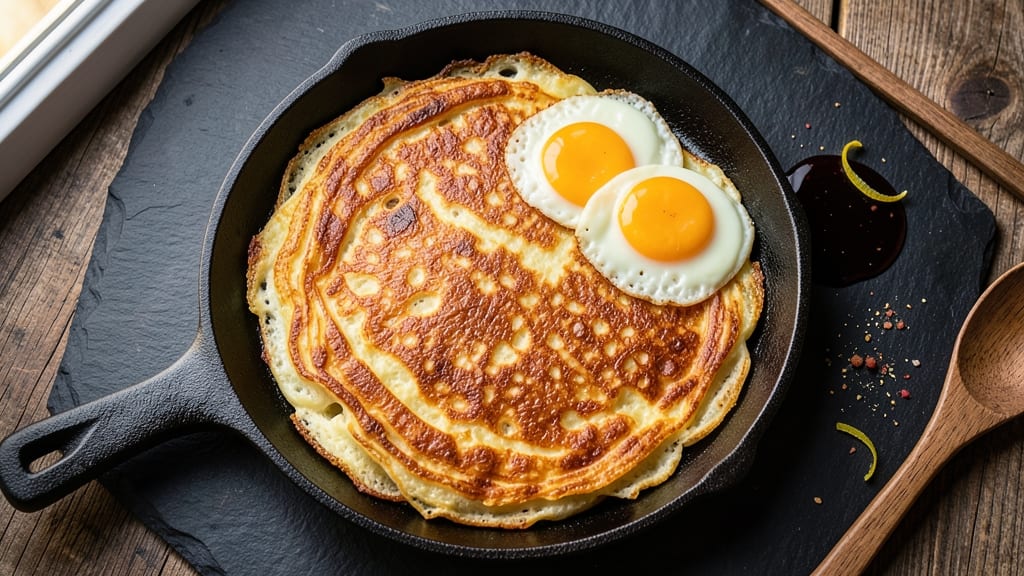 Taiwanese Egg Pancake Recipe: Crispy Tortilla Cups with Golden Yolk Surprise