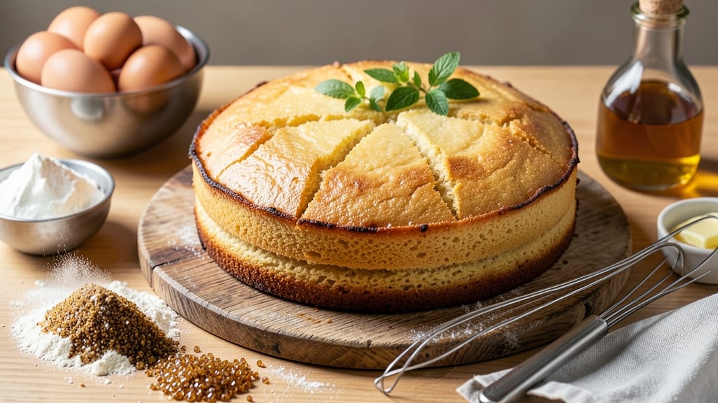 Whole Egg Cake Recipe: Rich Yolk Center That Stays Perfectly Runny