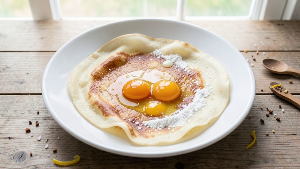 2-Egg Crepes Recipe: Silky Layers With Perfectly Runny Centers