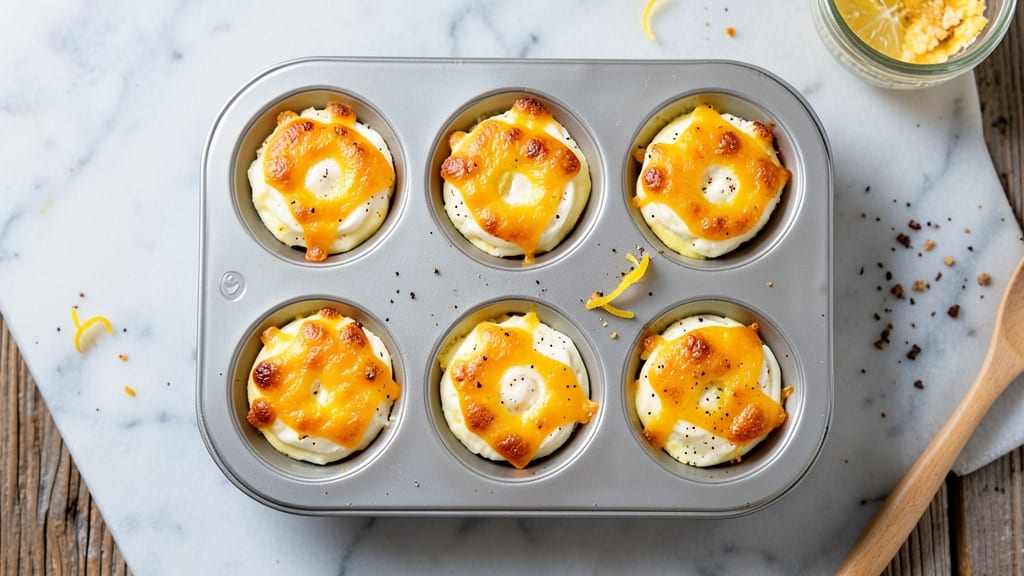 Egg Bites Recipe With Silicone Muffin Pan: Cheesy Crispy Edges and Runny Yolk Magic