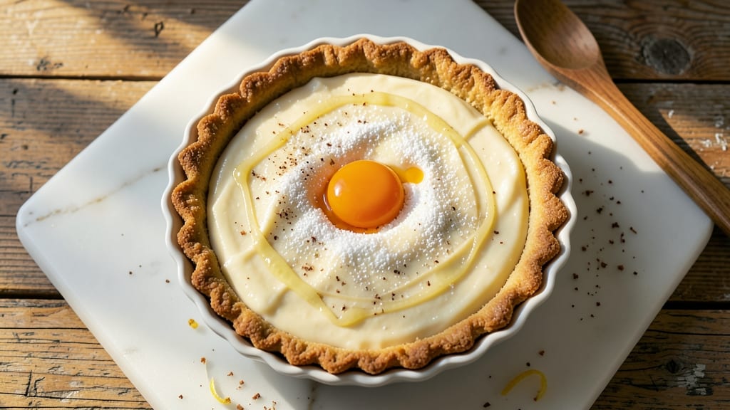 Sugar-Free Egg Custard Pie Recipe: Vanilla-Infused Firmness Without the Sweetness