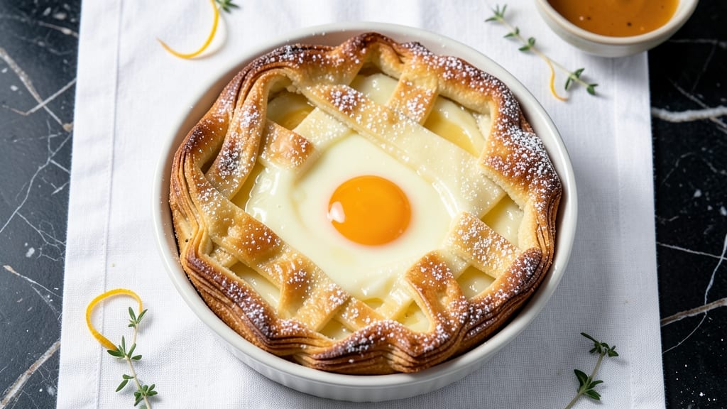 85 Degree Egg Tarts Recipe: Flaky Pastry Hugs Silky Yolk Brilliance