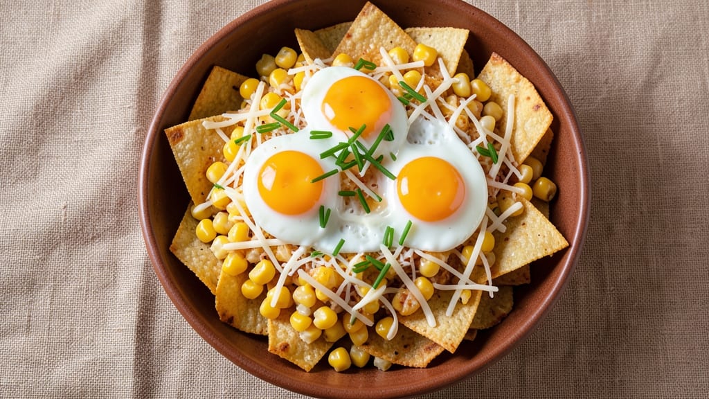 Sweet Corn and Egg Recipe: Crispy Tortilla Cups with Sweet Corn Filling